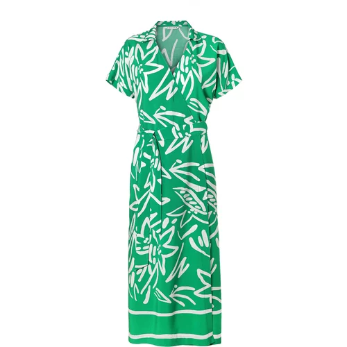 Tatuum Ljetna haljina 'Zerwi' zelena / prljavo bijela