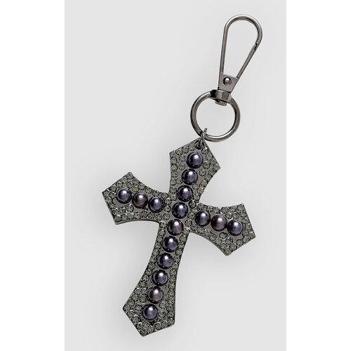 Ninth Hall Pearly Cross Bag Bag Charm black Cene
