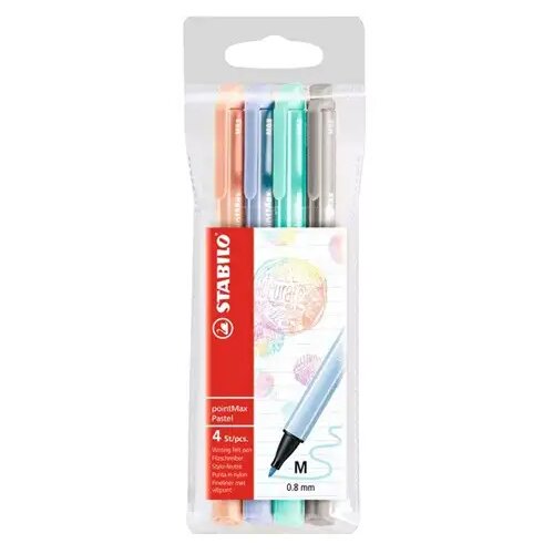 Stabilo pointMax pastelni flomasteri 4kom M 0,8mm Cijene
