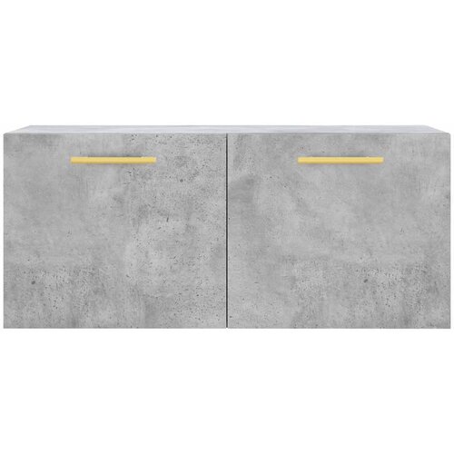  Zidni ormarić boja betona 80x36,5x35 cm od konstruiranog drva Siva 80 x 36.5 x 35 cm Slike
