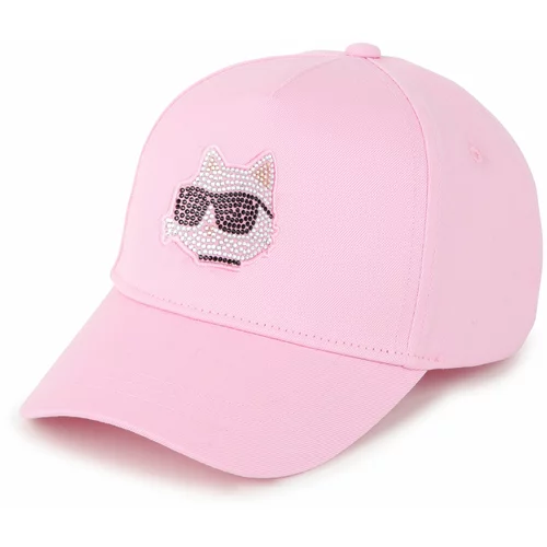 Karl Lagerfeld Kids Kapa s šiltom Z30165 Pink 47F