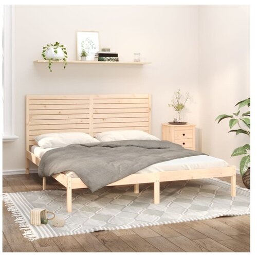  Posteljni okvir iz trdnega lesa 180x200 cm 6FT Cene