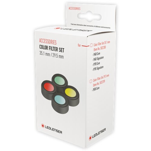 Ledlenser set barvnih filtrov 29.5mm Cene
