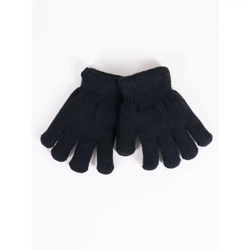 Yoclub Kids's Boys' Five-Finger Double-Layer Gloves RED-0104C-AA50-001