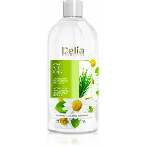 Delia Cosmetics Camomile pomirjajoči tonik s kamilico 500 ml