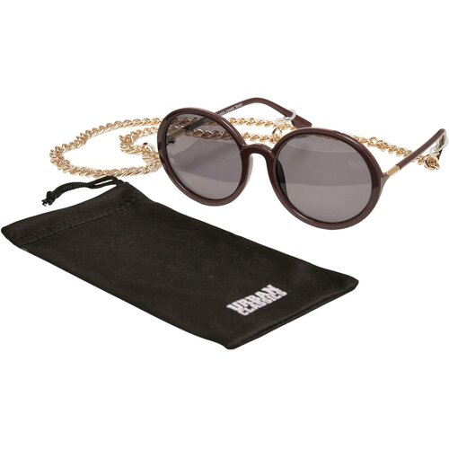 Urban Classics Accessoires Cannes sunglasses with cherry chain Cene