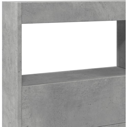  za uzglavlje LED svjetlima boja betona 140x17x102 cm Slike