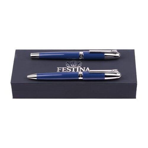 Festina Set Hemijska olovka FSN1962L + Naliv pero FSN1964L, Teget Cene
