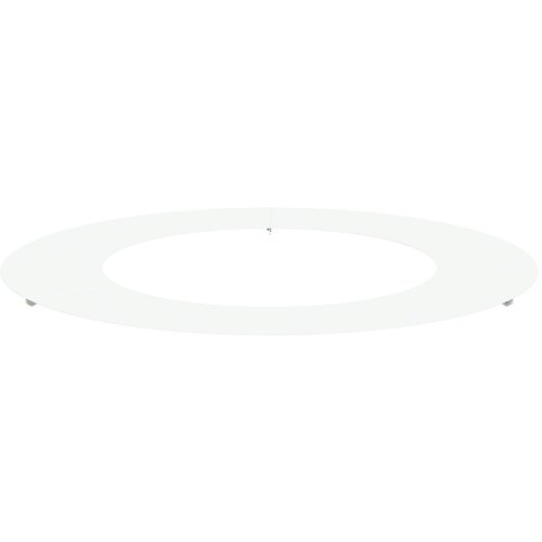 vidaXL Bijela metalna sadilica Bijela Metal 80 cm promjer Cene