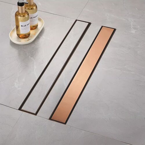 REA Bath Linijski odtok Neox brush copper 50 Slike