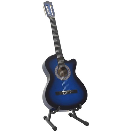  12-dijelni set klasične gitare Western sa 6 žica plavi 38 &amp;quot; Slike