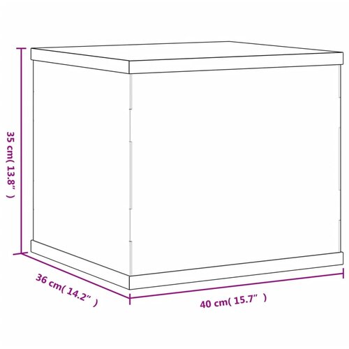  Kutija za izlaganje prozirna 40x36x35 cm akrilna Slike