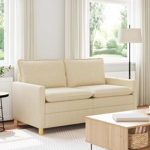 SOFA Krem 156 x 81 x 87,5 cm Tkanina Cene