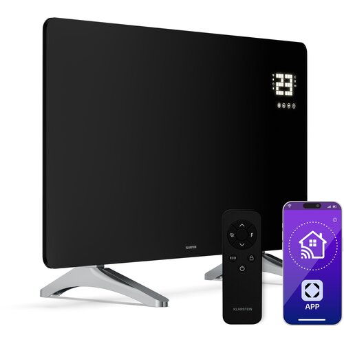 Klarstein wonderglass infracrvena ploča | 480 w | 10 m² | moderan stakleni dizajn | 90 cm x 58 cm Cijene