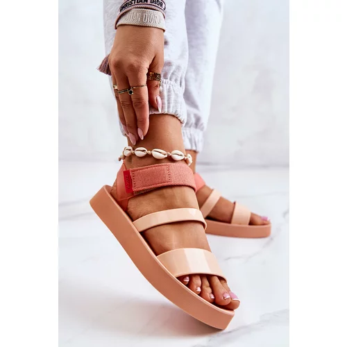 Kesi Fragrant rubber sandals with Velcro ZAXY HH285288 Orange