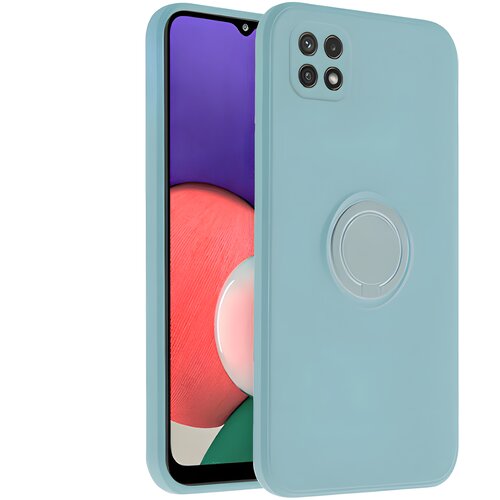 Samsung Puzdro Velvet Finger Case pre Galaxy A22 5G - Zelen&aacute; Cene