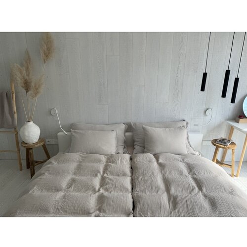 Butter Kings Bež enojna posteljnina iz muslina 135x200 cm Plain Muslin &amp;ndash; Slike