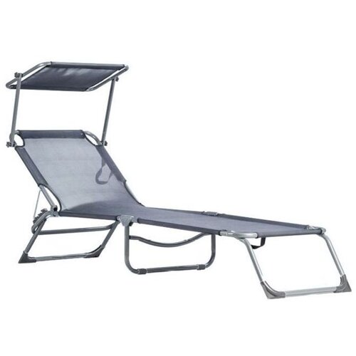 Modern Home SKLOPIVA LEŽALJKA SA PODESIVOM TENDOM GRAY Cene