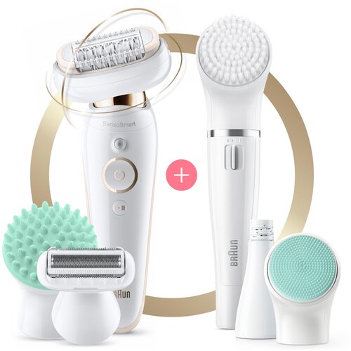 Braun Silk Epil 9 Epilator SES9300 3D WHT/Gold Cene