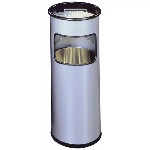 Durable Koš za smeti s pepelnikom (3330), srebrna