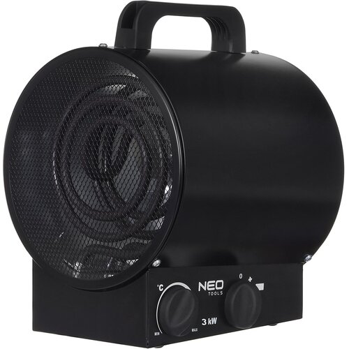 Neo Tools 90-066 electric space heater Stainless steel 3000 W Black Cijene