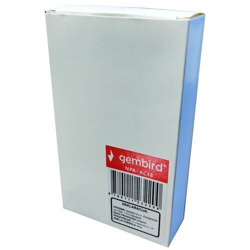 Gembird NPA-AC48 ** punjac 12v/3A 36W, 1m kabl sa uzemljenjem, Coper napajanje, DC 5.5x2.1mm (499) Slike