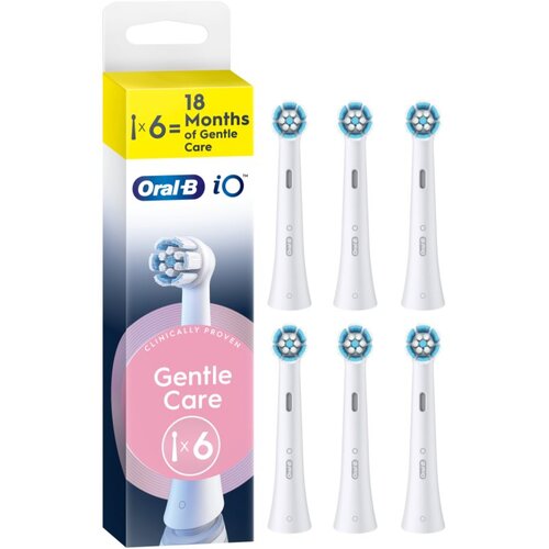 Oral-b iO Gentle Care nadomestne glave za občutljive dlesni White 6 kos Slike