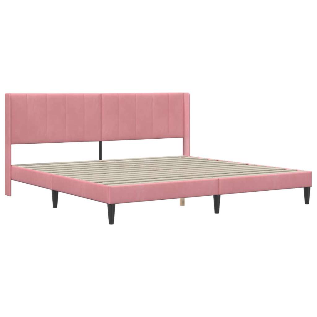  Okvir za krevet Ružičasta 180 x 200 cm Bar&amp;scaron;un - Ružičasta 180 x 200 cm Slike