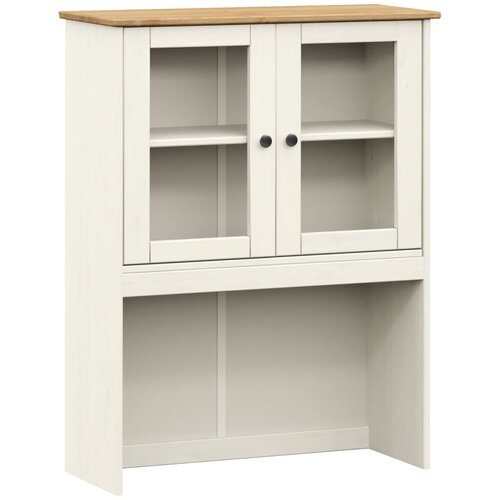  Visoka komoda VIGO bijela 78 x 40 x 175 cm od masivne borovine Slike
