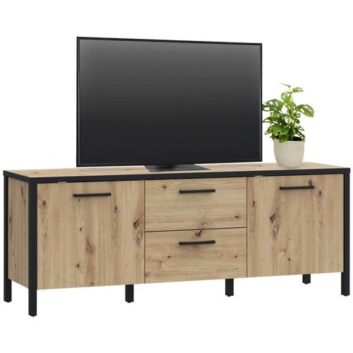 Modern Living Tv-element Kirikus, Barva Hrasta, Črna Slike