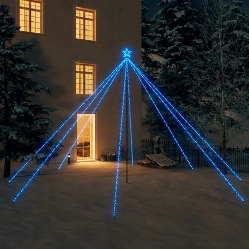  Božićno drvce s LED svjetlima 800 LED žarulja plavo 5 m