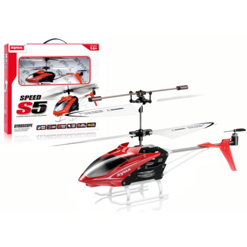  Helikopter na daljinsko upravljanje S5 RC SYMA - rdeča Slike