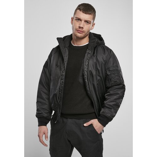 Brandit MA1 Hooded Bomber Jacket - Black Cijene