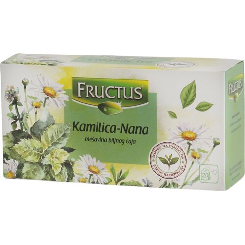 Fructus čaj kamilica nana 20g Cene