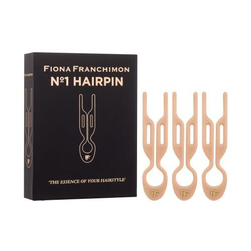 Fiona Franchimon N&amp;ordm;1 Hairpin Nijansa satin sand Set kopča za kosu 3 kom za žene Slike