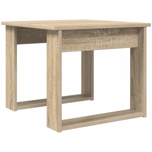  Set stolića za kavu 2 pcs Sonoma hrast Konstruirano drvo Slike