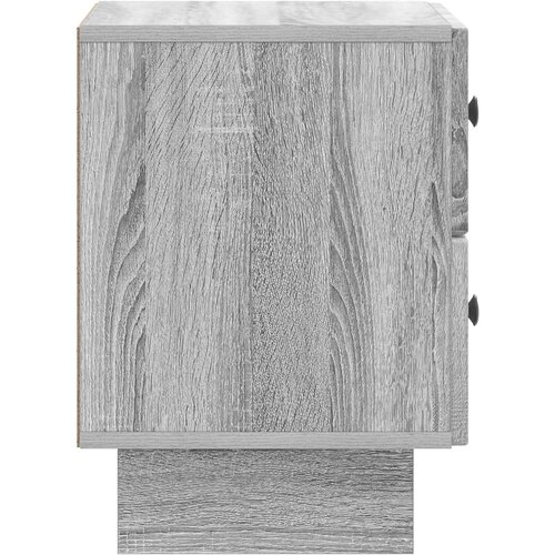  Noćni ormar s ladicama 2 pcs Siva sonoma 43 x 34,5 x 47,5 cm Slike