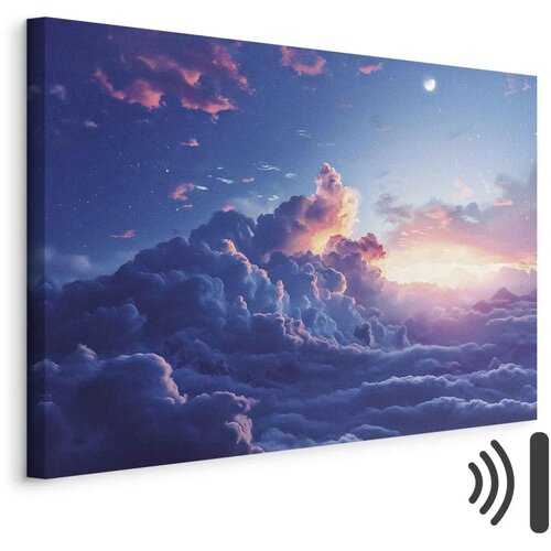  Slika - Night Concert in the Mountains: Clouds Illuminated by the Last Rays of the Sun 120x80 Cijene