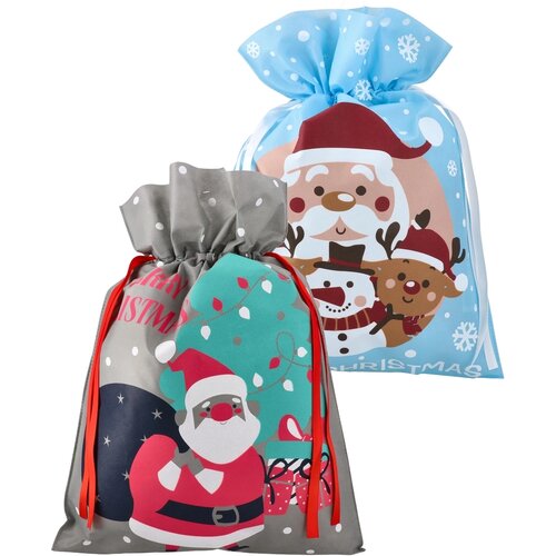 Festa Baggy, vrećica za poklon, Merry Christmas, Deda Mraz, miks, XL Cene