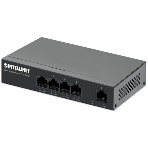 Intellinet 561792 network switch Gigabit Ethernet (10 /100 /1000) Power over Ethernet (PoE) Black Cene