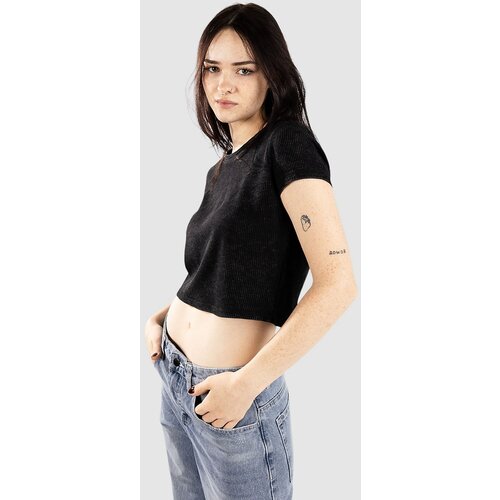 Zine Carmina T-shirt black mineral wash Slike