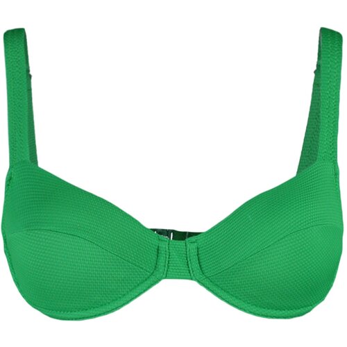 Trendyol Bikini Top - Green - Plain Slike