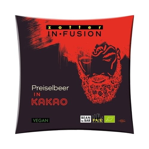 Zotter Schokoladen Bio čokolada Infusion - "Brusnice v kakavu" Cene