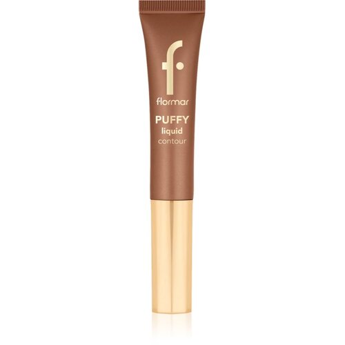 Flormar Puffy Liquid Contour krema za konture z aplikatorjem odtenek 002 Hot Chocolate 12 ml Slike