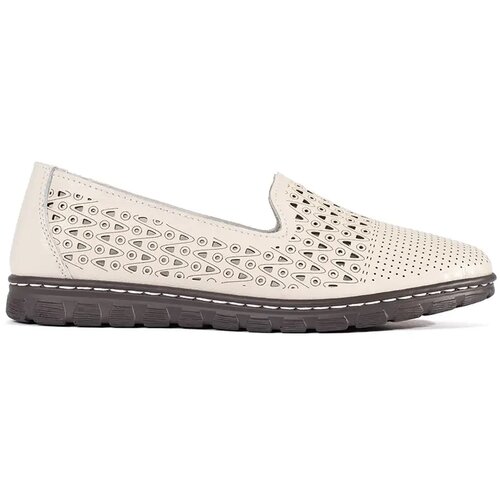 GOODIN Openwork shoes beige Slike