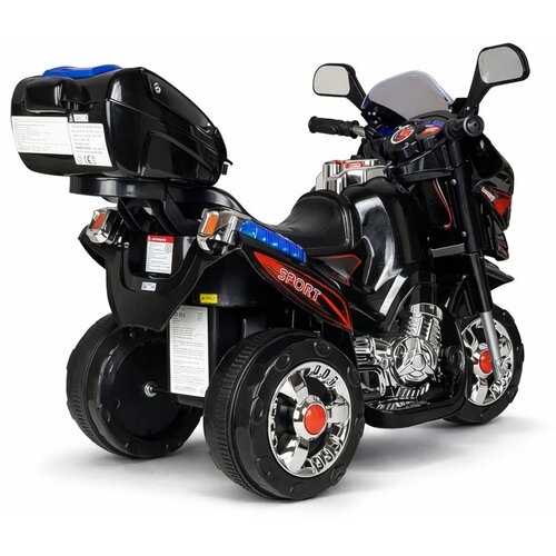 HC8051 Black - Electric Ride On Motorcycle Slike