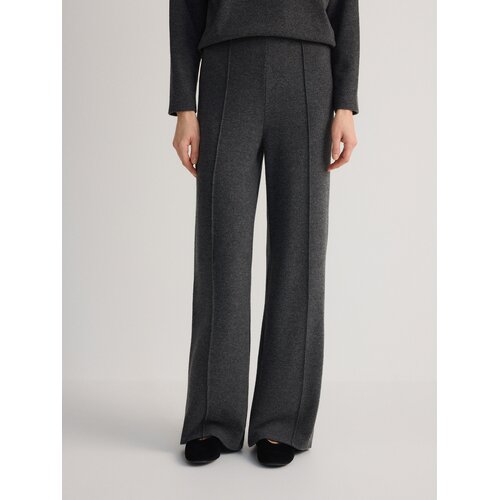 Reserved LADIES` TROUSERS - tamnosivo Cijene