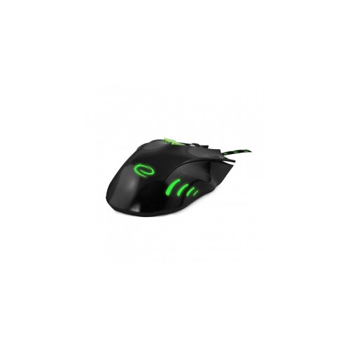 Esperanza Mi&amp;scaron; ESPERANZA GAMING HAWK 7D MX401, BLACK-GREEN, 2400dpi, double-click, ergonomic, EGM401KG Slike