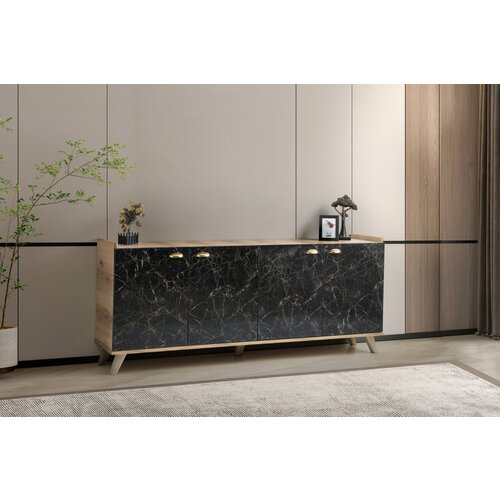 Wallity komoda sumer H3030 180x77,8x41cm braon-mermer Cene