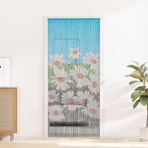  Zavjesa za vrata protiv insekata vi&amp;scaron;ebojna 200 x 90 cm Bambus Slike